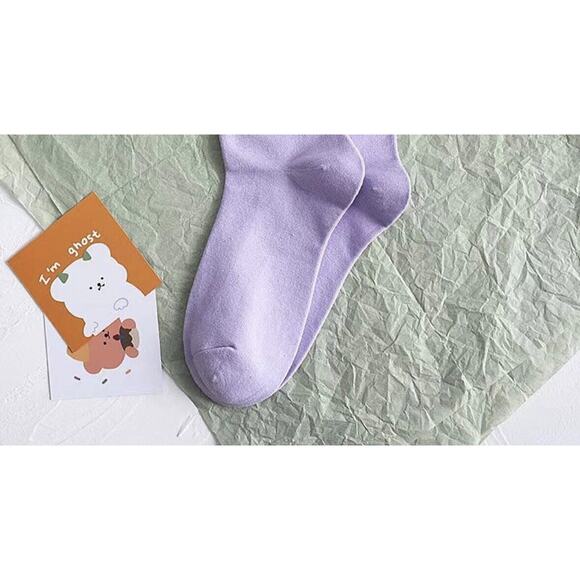 SpongeBob Squarepants Mr. Krabs Novelty Socks Unisex Adults Lavender One Size - Picture 2 of 3